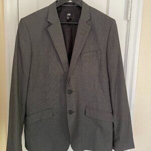 H & M Pin Stripe Gray Blazer 40R